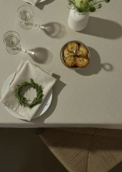 - Confetti Damask Table Cloth 150x250 cm - Moon*Compliments Online