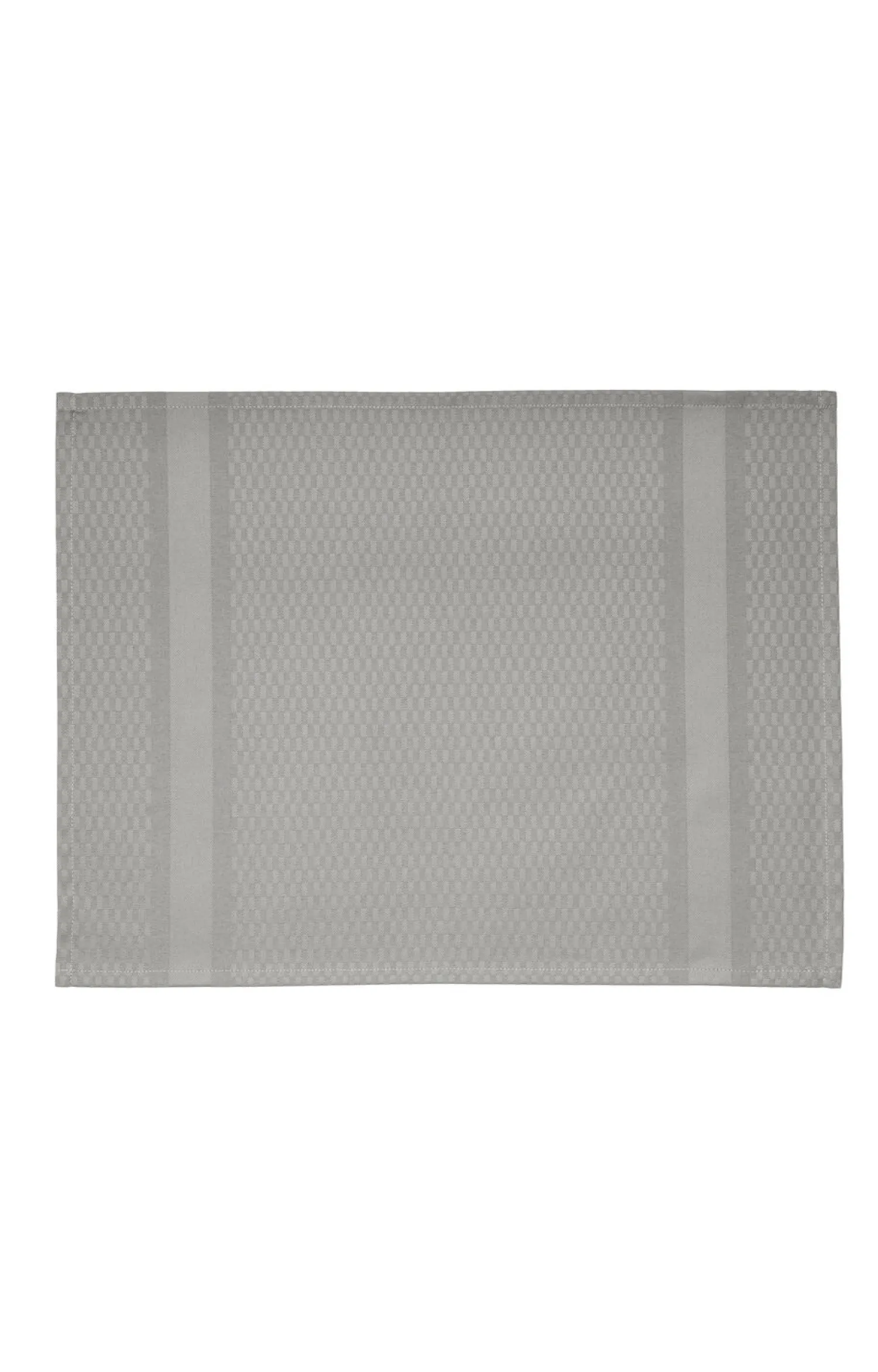 - Dækkeserviet - Tile Damask Place Mat 38x50 cm - 2 pack - Sølv grå^Compliments Discount