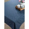 - Dug - Ice Damask 160x320 cm - Blå*Compliments Discount