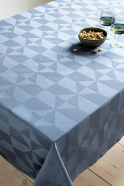 - Dug - Wind Damask 140x180 cm - Blå^Compliments