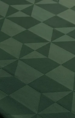 - Dug - Wind Damask 140x370 cm - Skovgrøn*Compliments Clearance