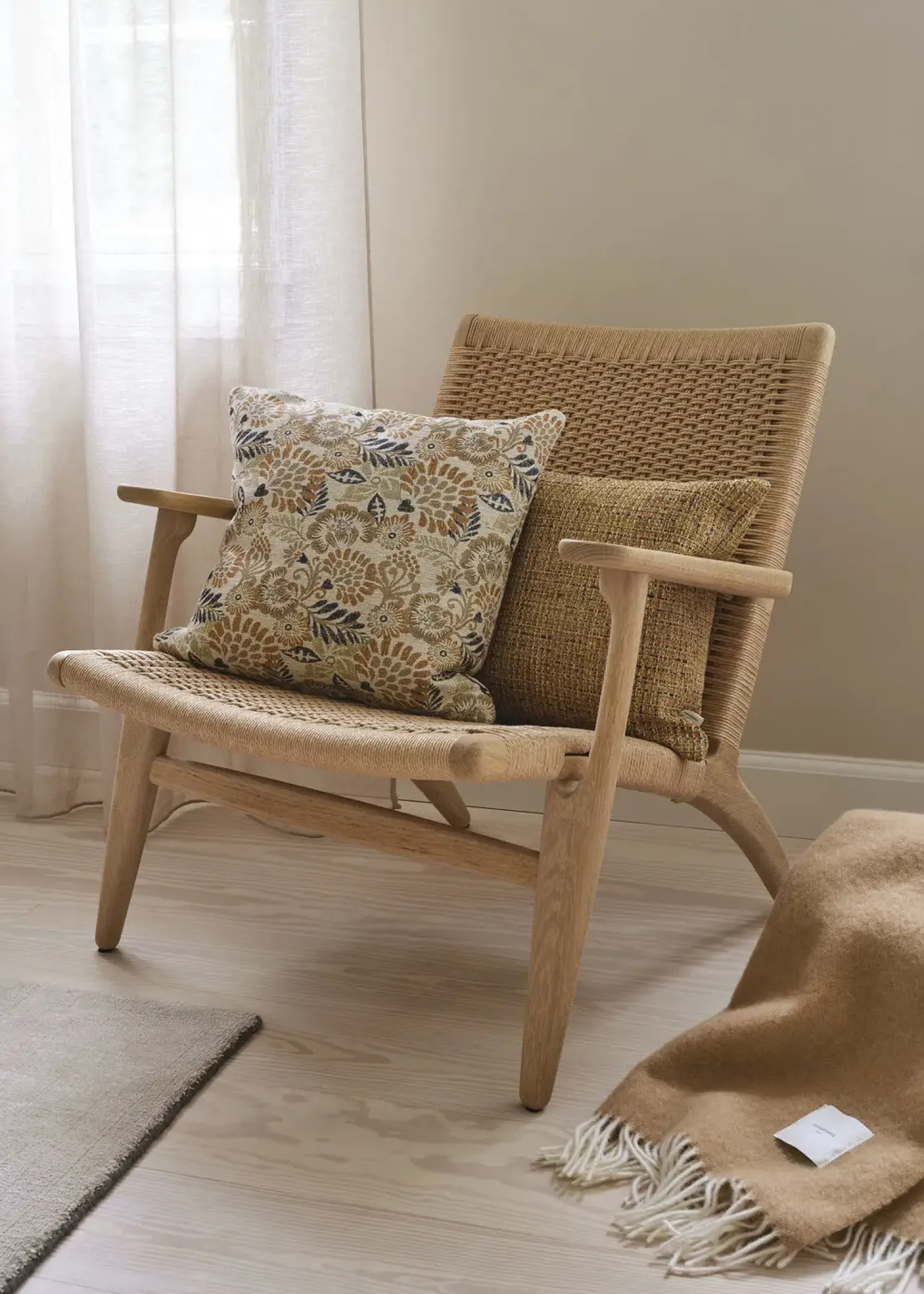 - Plaid - Duo Throw - 140x200 cm - Camel^Compliments Discount