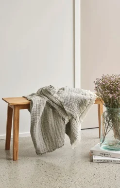 - Plaid - Loire Throw 130x180 cm - Grøn*Compliments