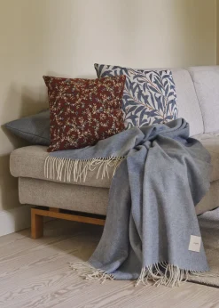 - Plaid - Waves Throw - 140x200 cm - Mineral blue*Compliments Outlet