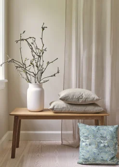 - Pudebetræk - Cord 45x45 cm - Linen*Compliments Discount