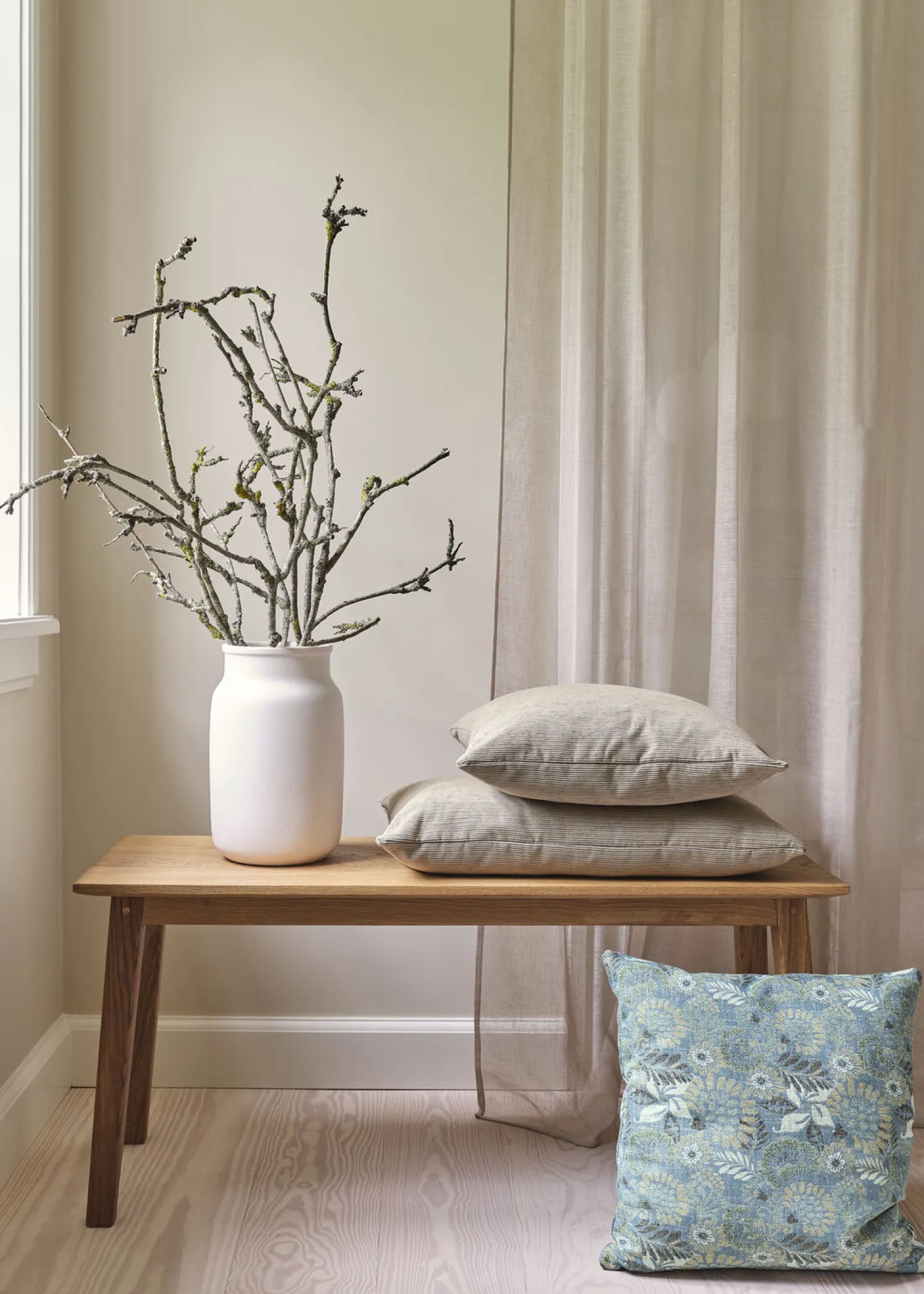 - Pudebetræk - Toulon 45x45 cm - Blå*Compliments Discount