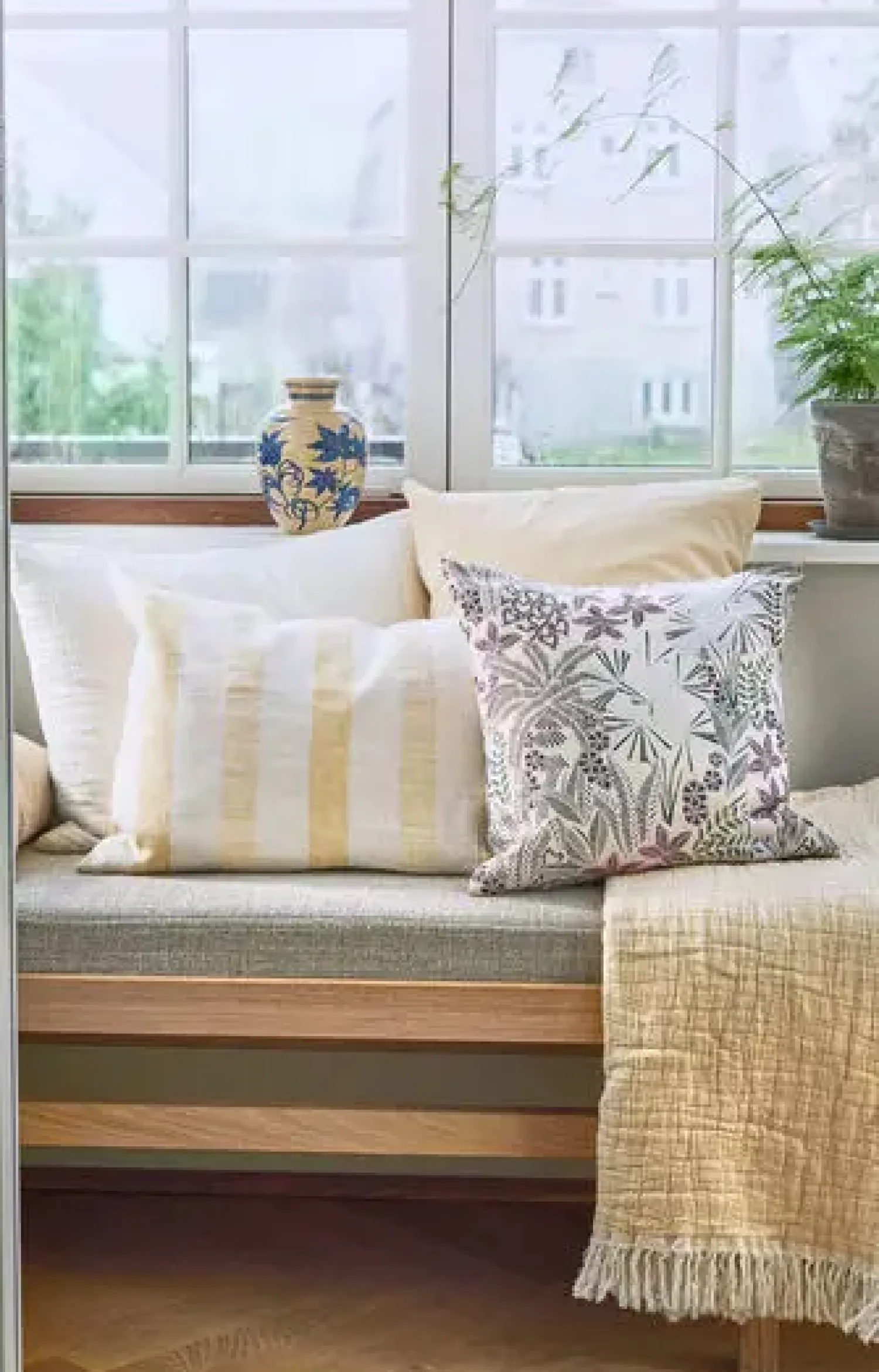 - Pudebetræk Fantasy 45x45 cm - Rose*Compliments New