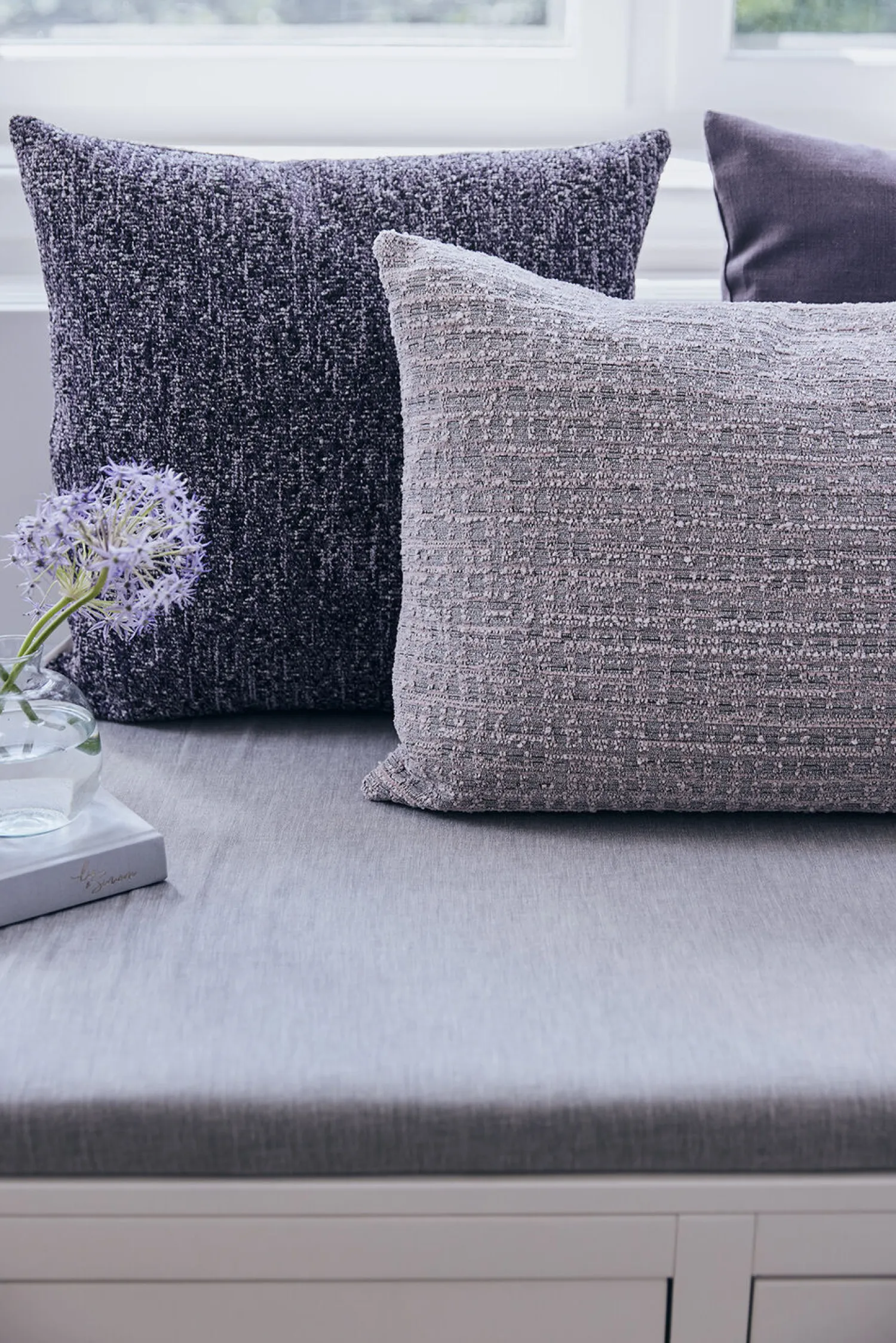 - Pudebetræk Manon 50x50 cm - Purple*Compliments Sale