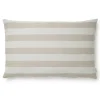 - Pudebetræk Outdoor Stripe 40x60 cm - Beige*Compliments Sale