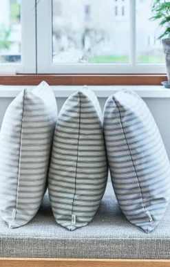 - Pudebetræk Outdoor Fine Stripe 40x60 cm - Beige*Compliments Best