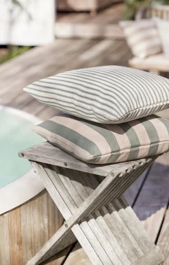 - Pudebetræk Outdoor Stripe 40x60 cm - Grøn^Compliments Best