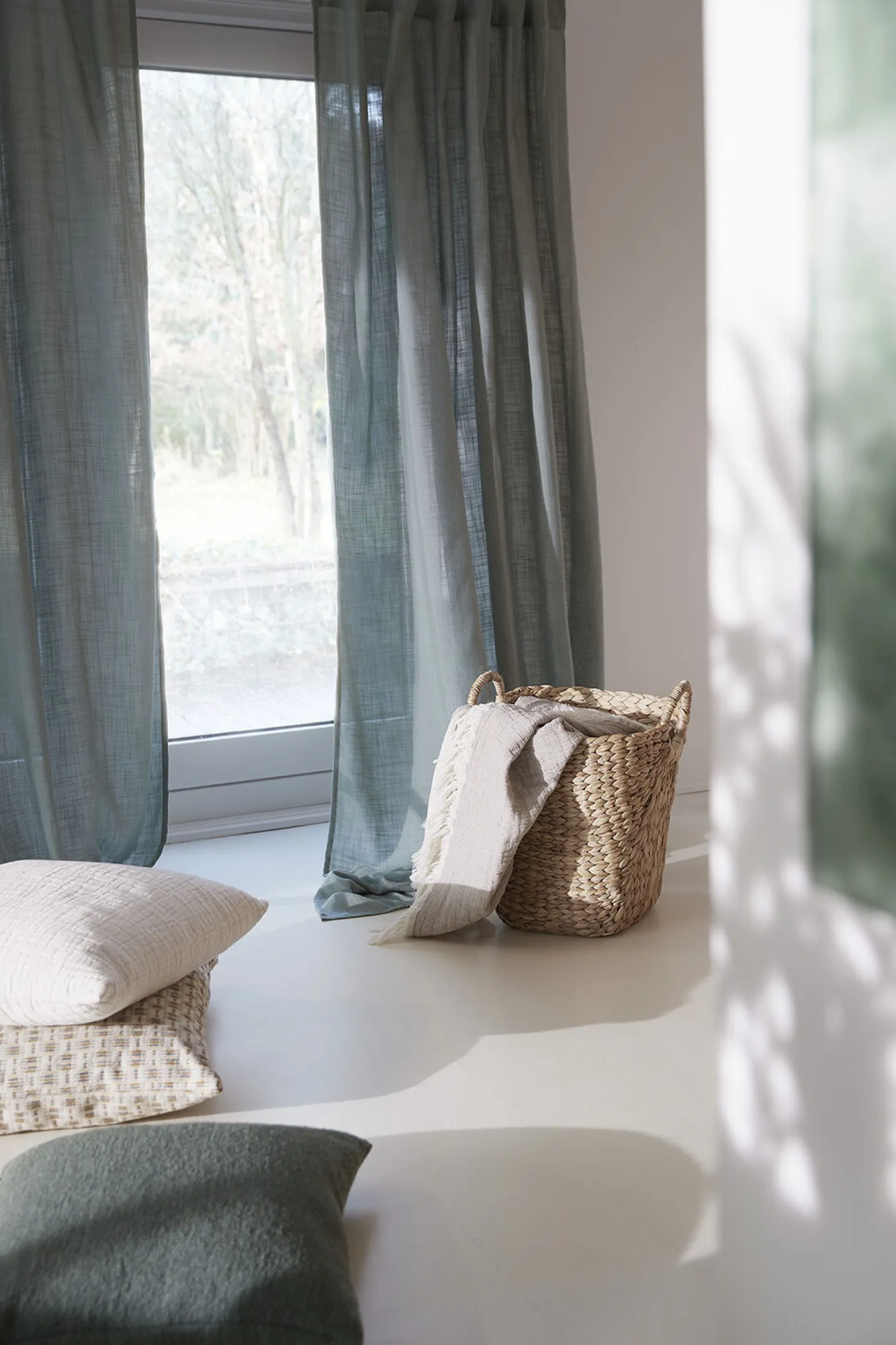 - Pudebetræk River 50x50 cm - Cream^Compliments Hot