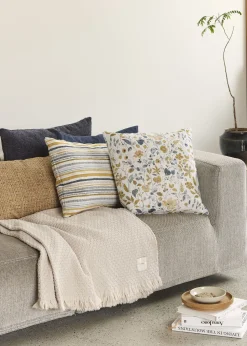 - Pudebetræk Serene 50x50 cm - Blå*Compliments Outlet