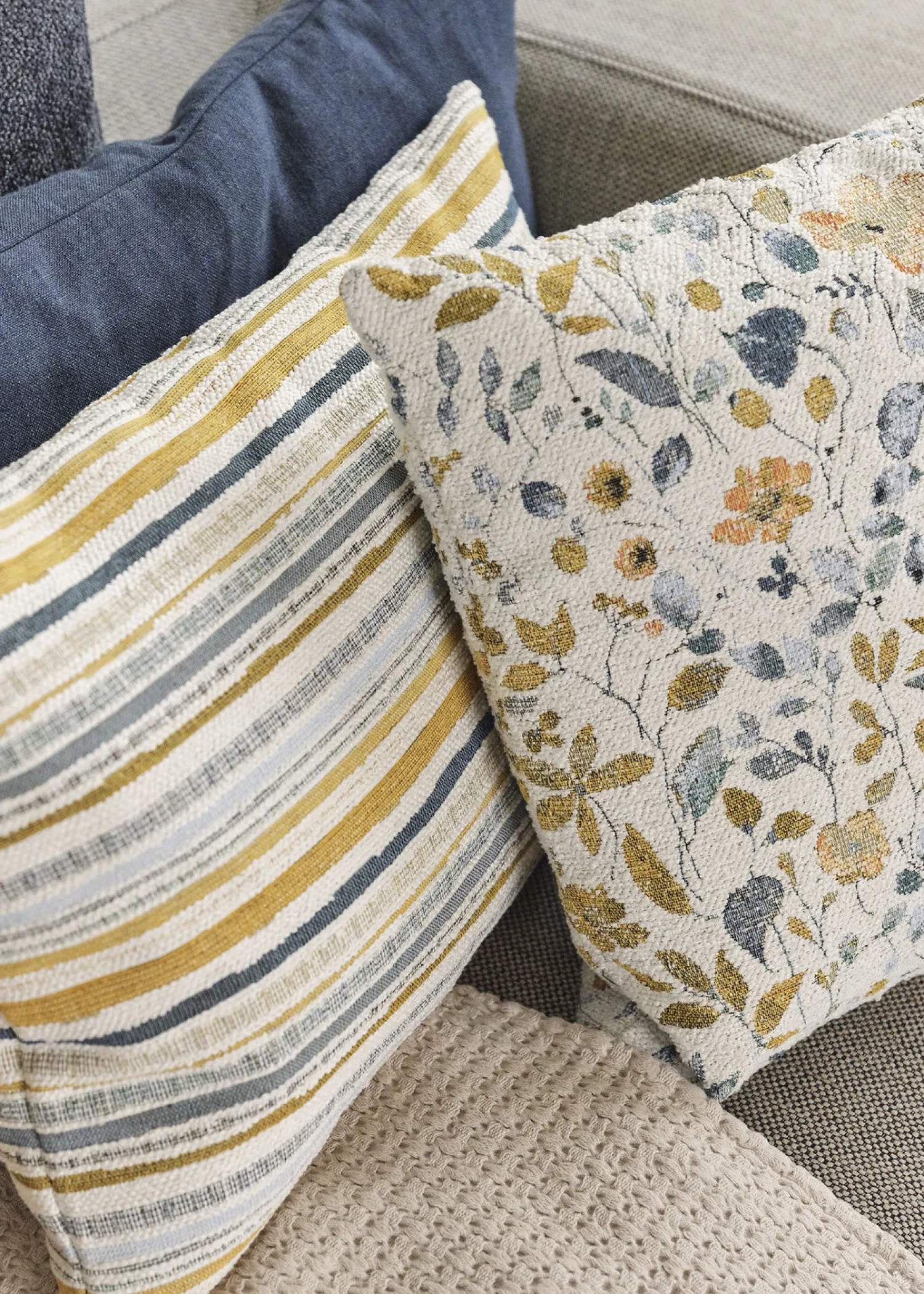 - Pudebetræk Solace 50x50 cm - Blå^Compliments Discount