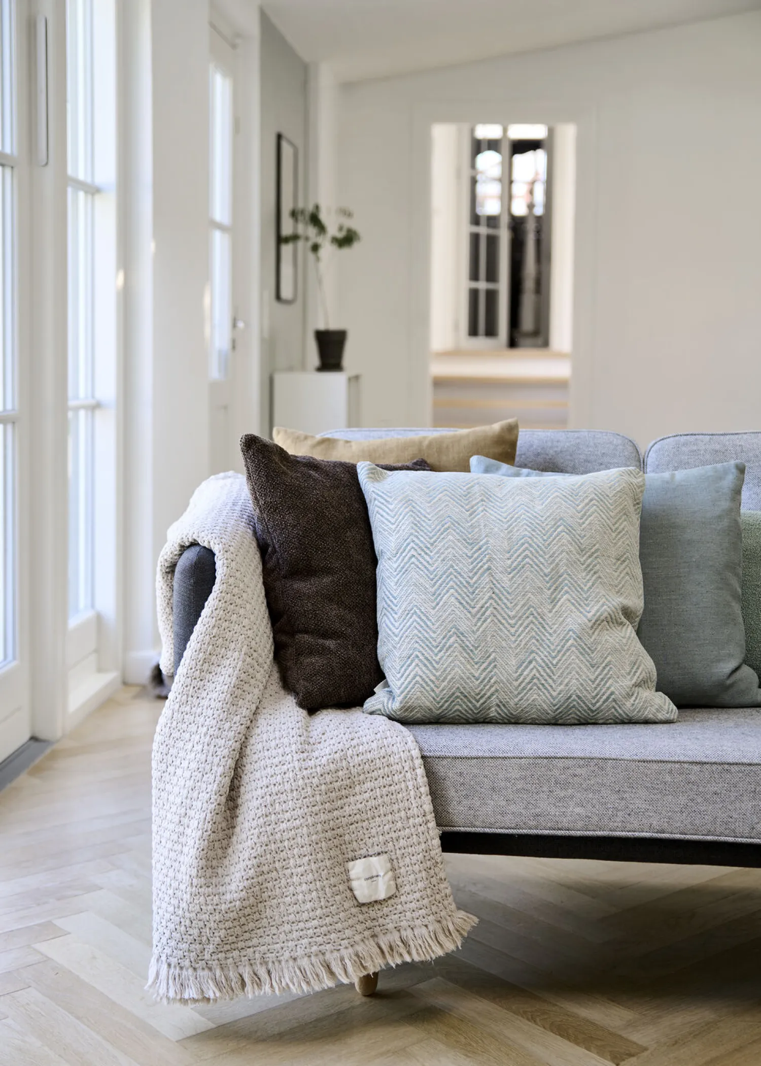 - Pudebetræk Twinkle 50x50 cm - Blå^Compliments Best