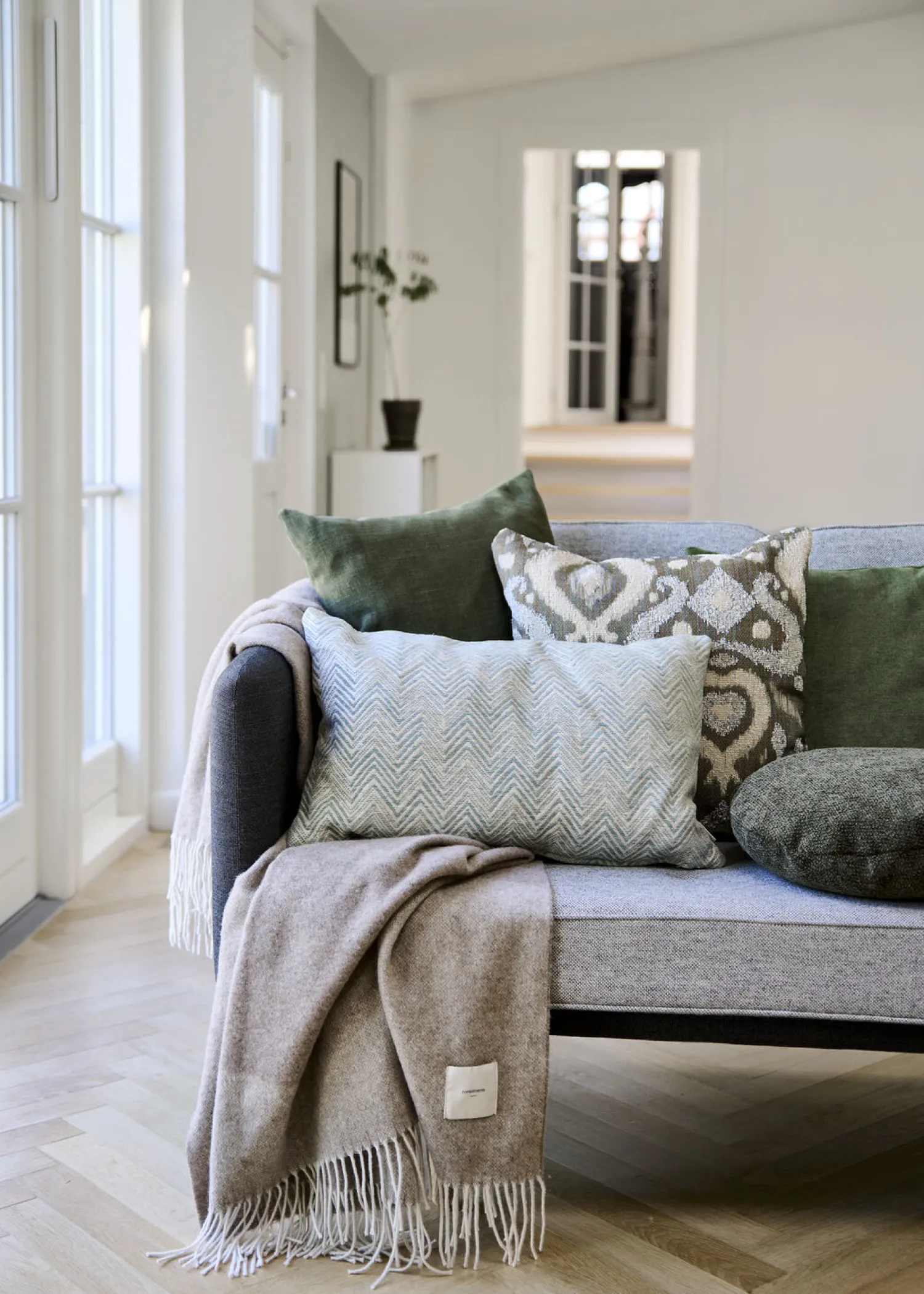 - Pudebetræk Twinkle 50x50 cm - Blå^Compliments Best