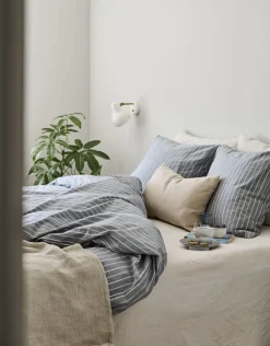 - Sengetøj - Blik Bed Linen 200x220/60x63 (2) cm - Blå*Compliments Sale