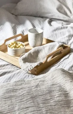 - Sengetøj - Fjord Bed Linen 140x200/60x63 cm - Sand*Compliments Discount