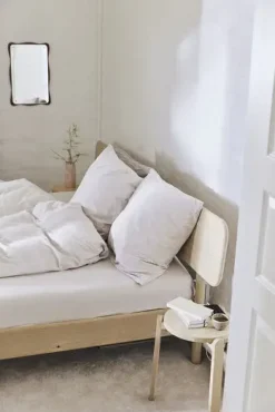 - Sengetøj - Stone Bed Linen 140x200/60x63 cm - Moon*Compliments Sale