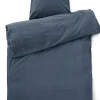 - Sengetøj - Stone Bed Linen 140x220/60x63 cm - Mørk blå*Compliments Online
