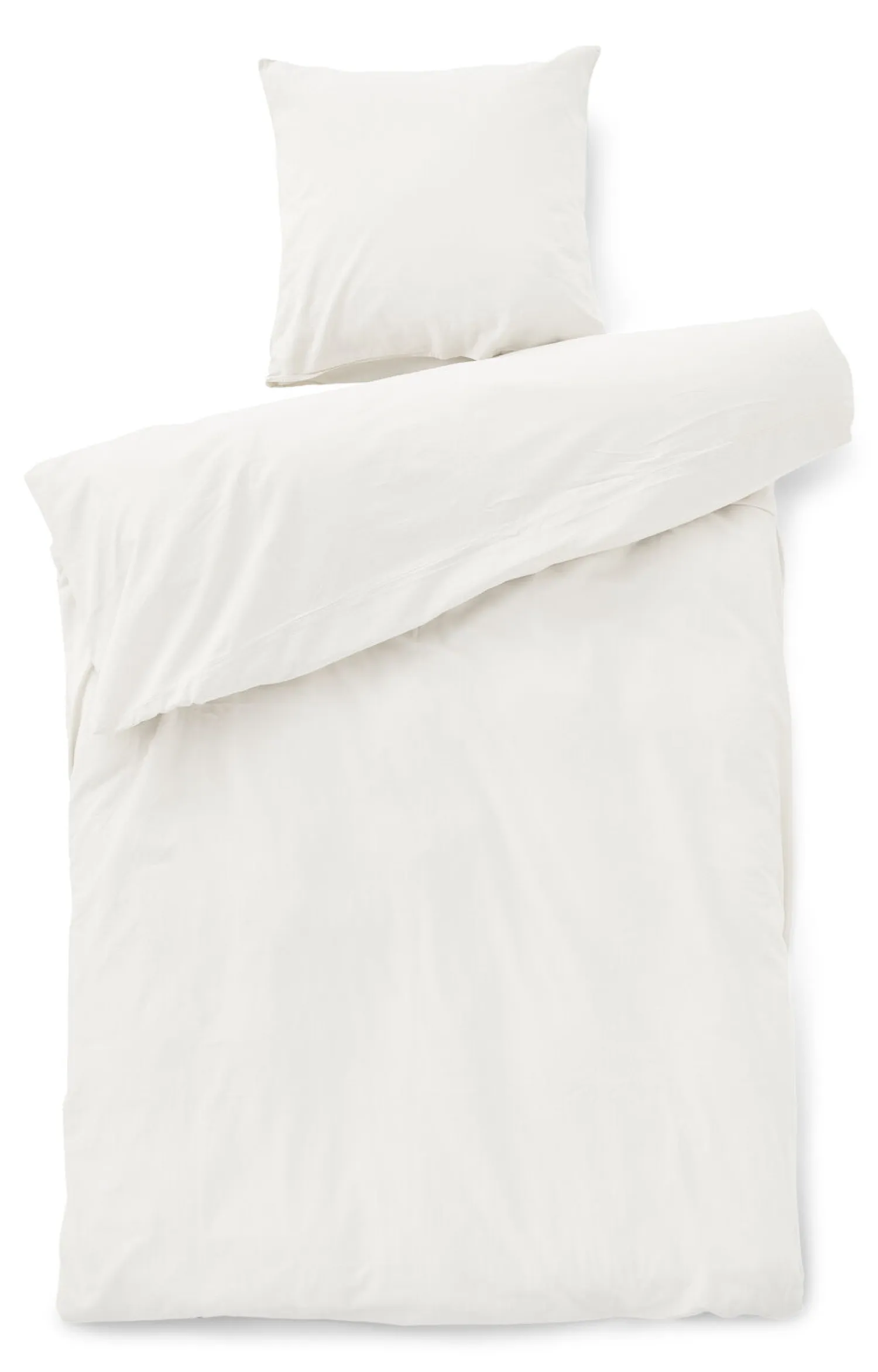 - Sengetøj - Stone Bed Linen 140x200/60x63 cm - Hvid*Compliments Sale