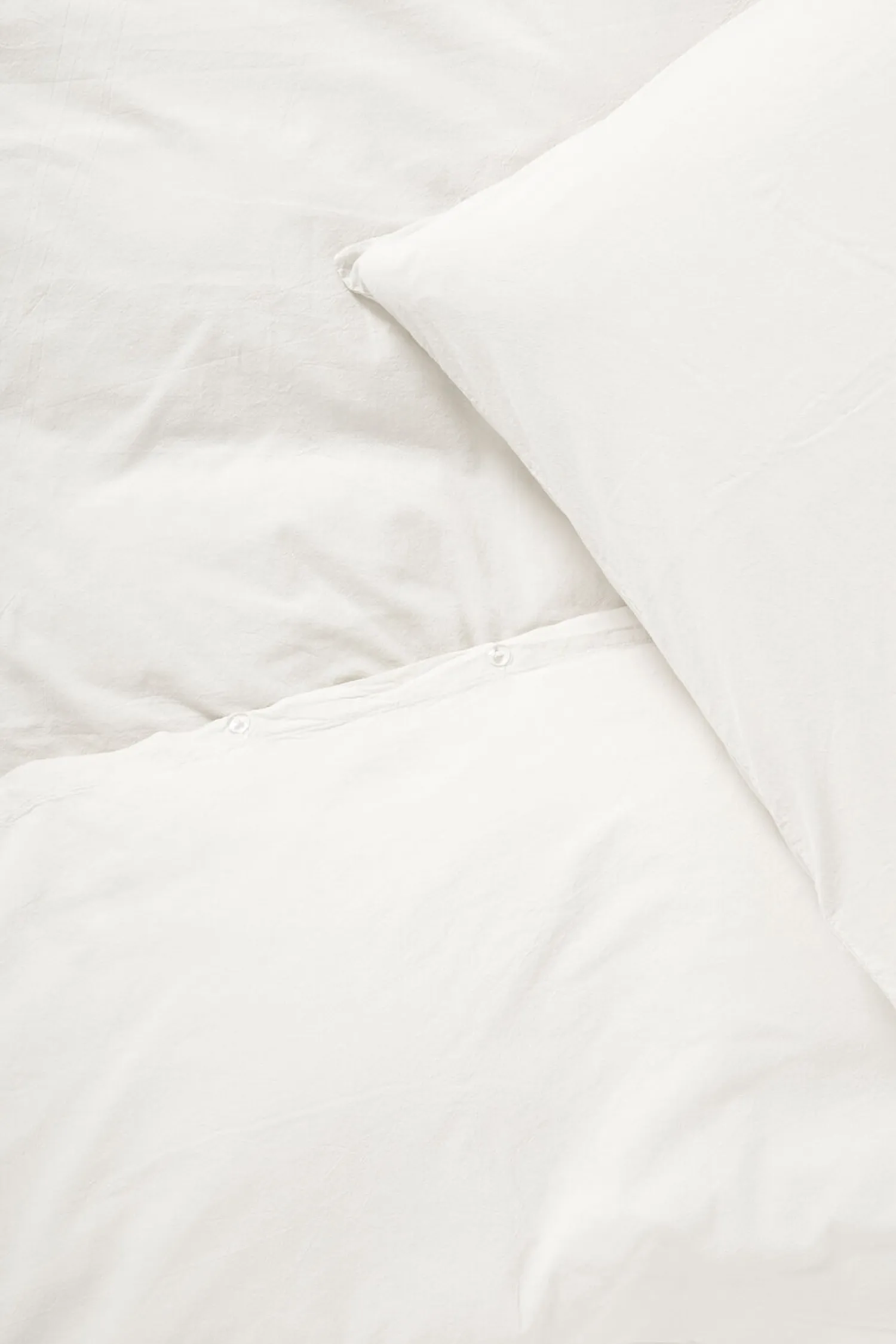 - Sengetøj - Stone Bed Linen 140x200/60x63 cm - Hvid*Compliments Sale