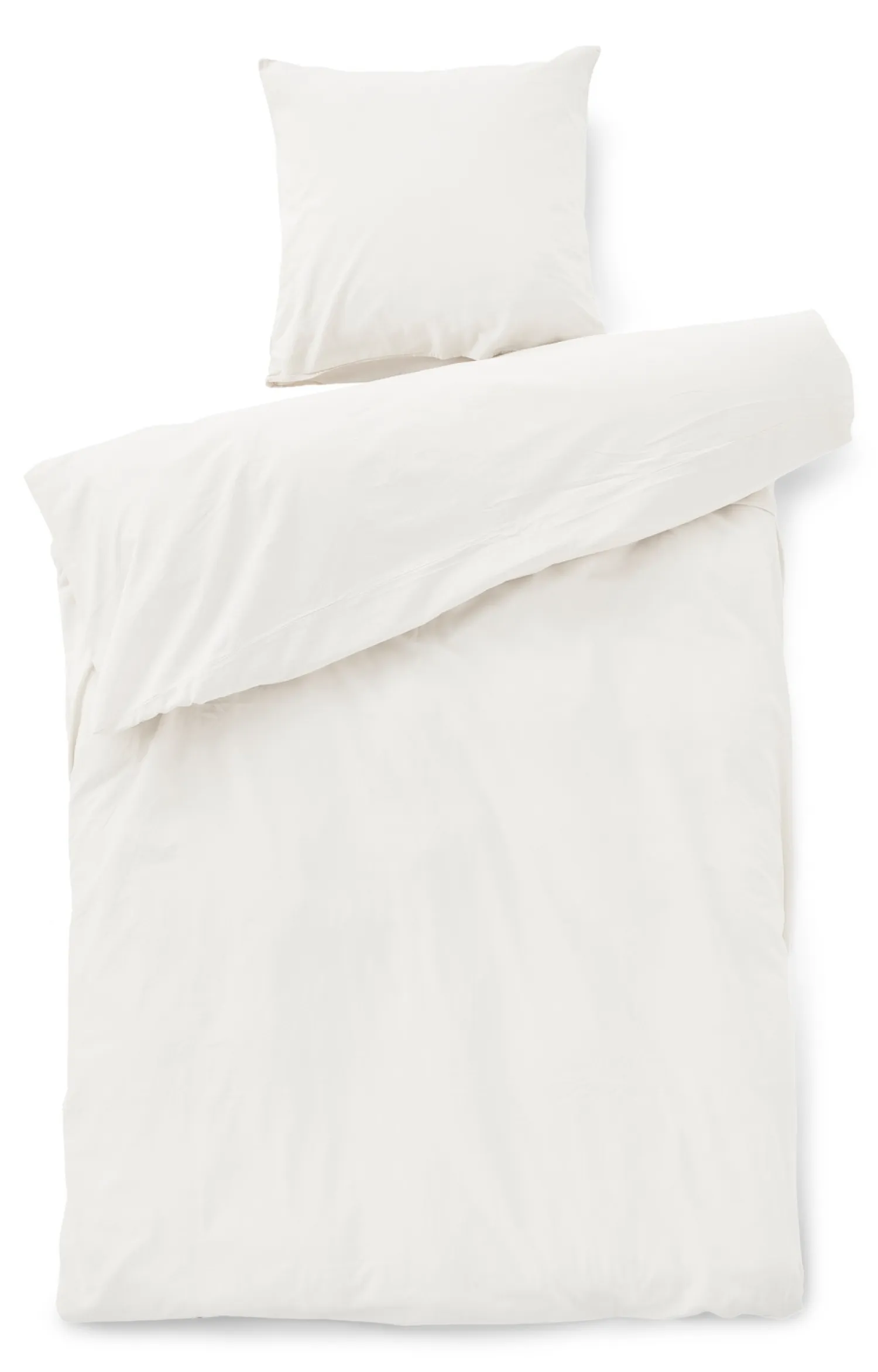 - Sengetøj - Stone Bed Linen 140x200/60x63 cm - Hvid*Compliments Sale