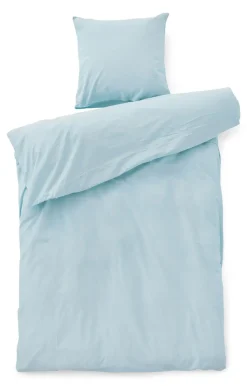 - Sengetøj - Stone Bed Linen 140x200/60x63 cm - Sky blue^Compliments New