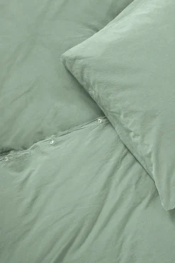 - Stone - Sengetøj - L220 - Dusty Green*Compliments Outlet
