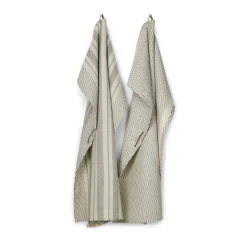 - Viskestykke - Mount Tea Towels 50x70 cm - 2 pack - Grå*Compliments Online