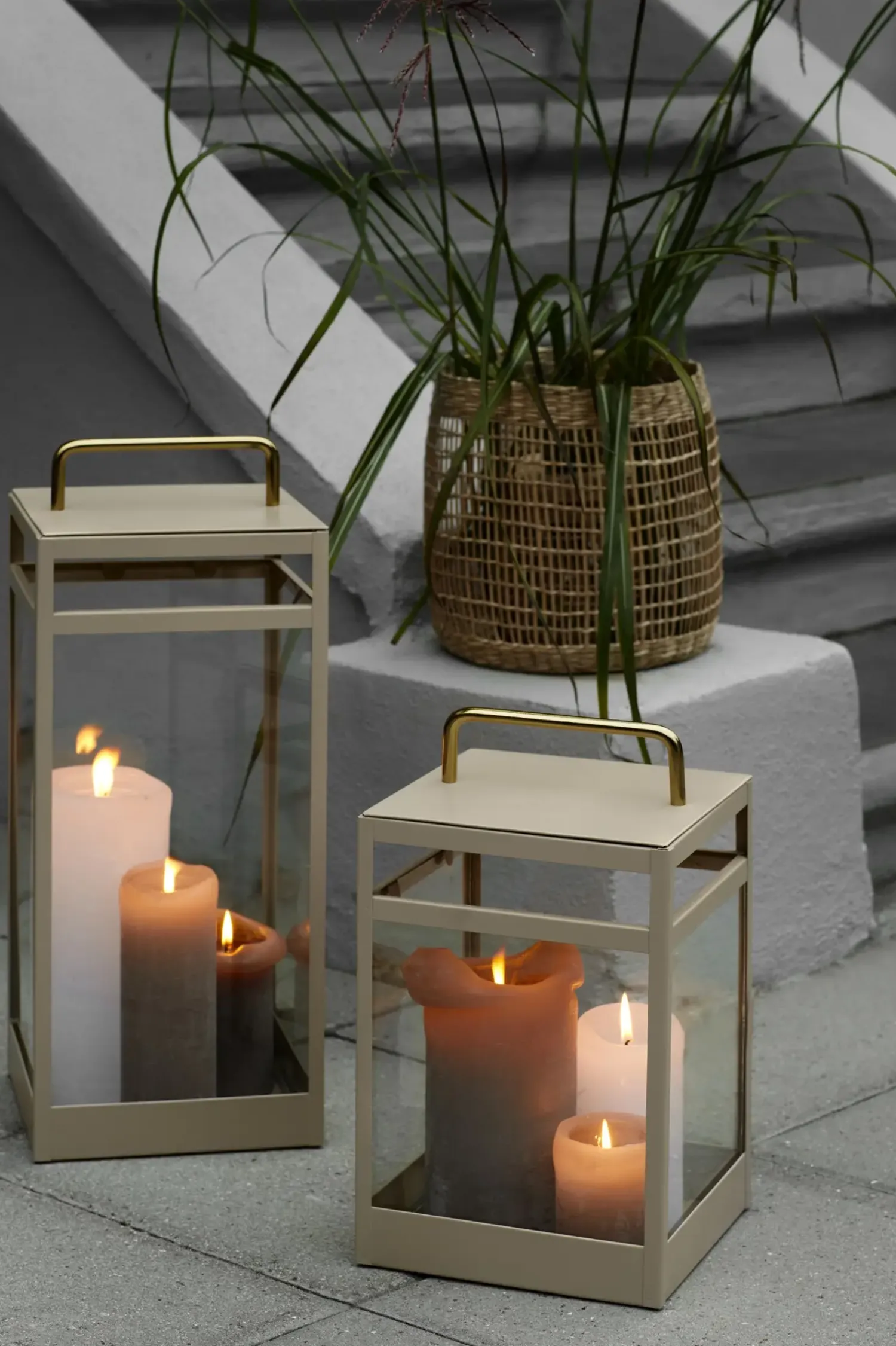 - Lantern Pure Nordic M - ALPACA*Cozy Living New