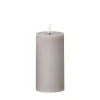 - LED Rustik stearinlys STEN - D7,5 H15 cm.^Cozy Living Online
