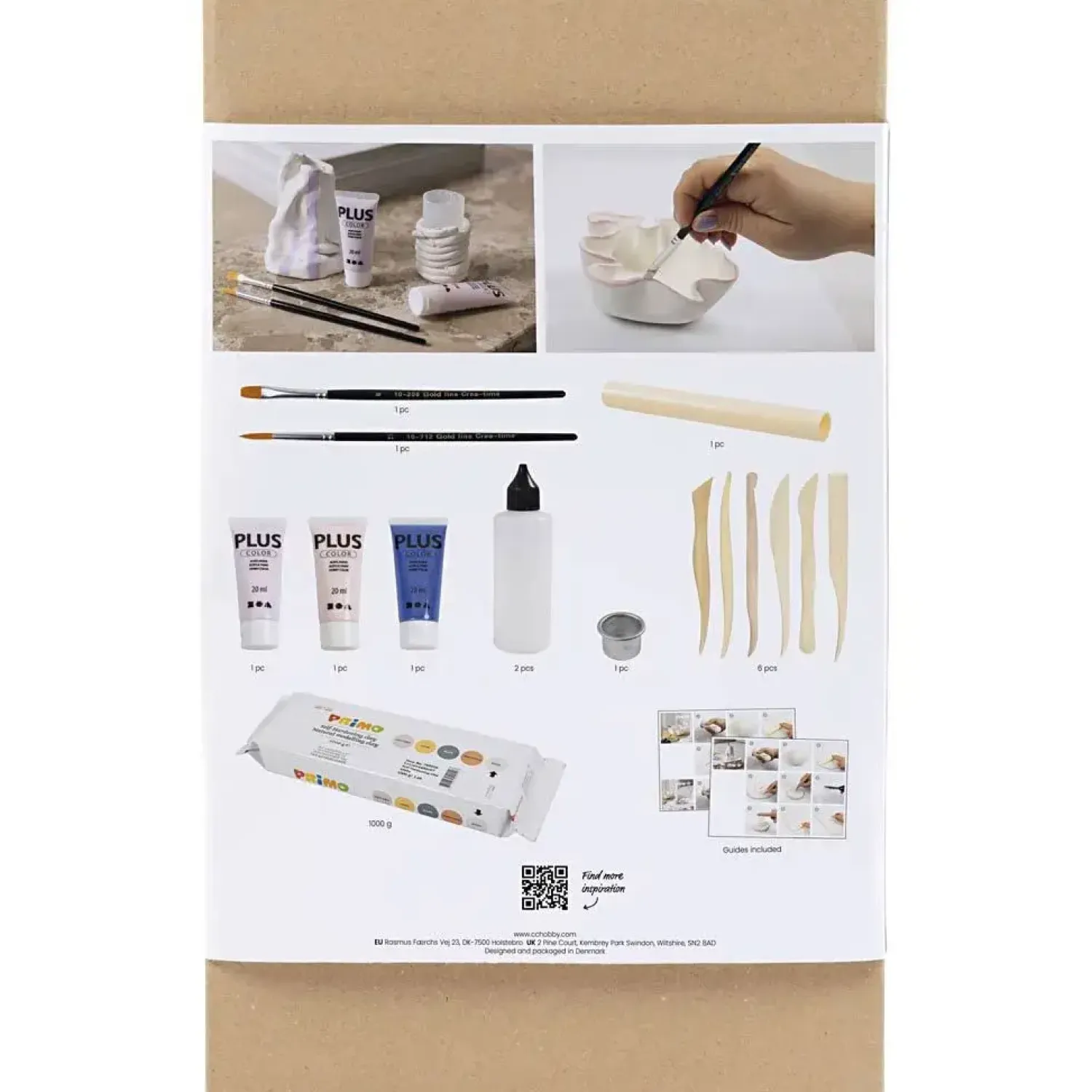- DIY Kit Modellering, Krukker og vaser, 1 pk.*Creativ Company Discount