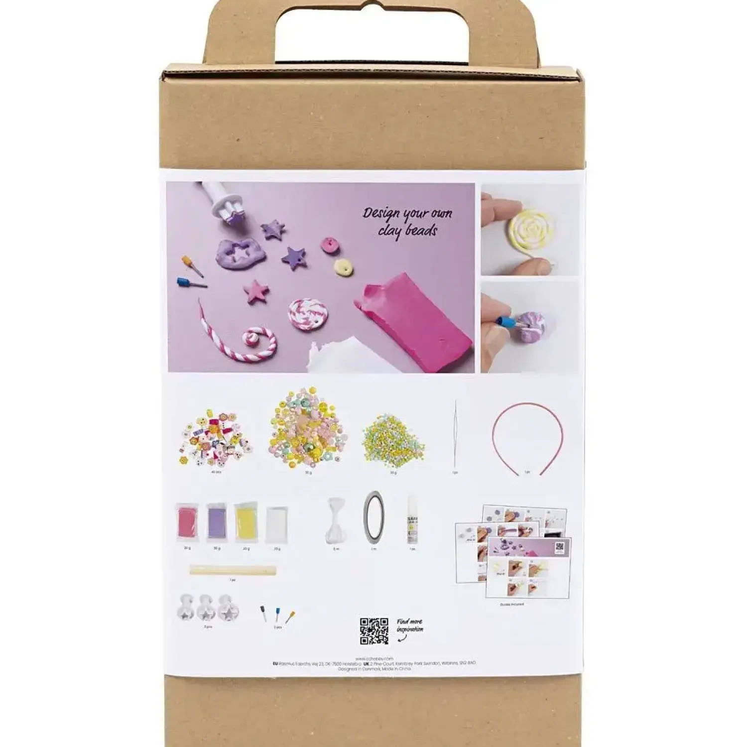 - DIY Kit Smykker Børn, ass. farver, 1 pk.*Creativ Company Best