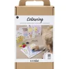 - DIY Kit Farvelægning, standardfarver, Tegneplade, 1 pk.*Creativ Company Clearance