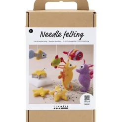 - DIY Kit Nålefiltning, Dyr i vandet, 1 pakke*Creativ Company Outlet
