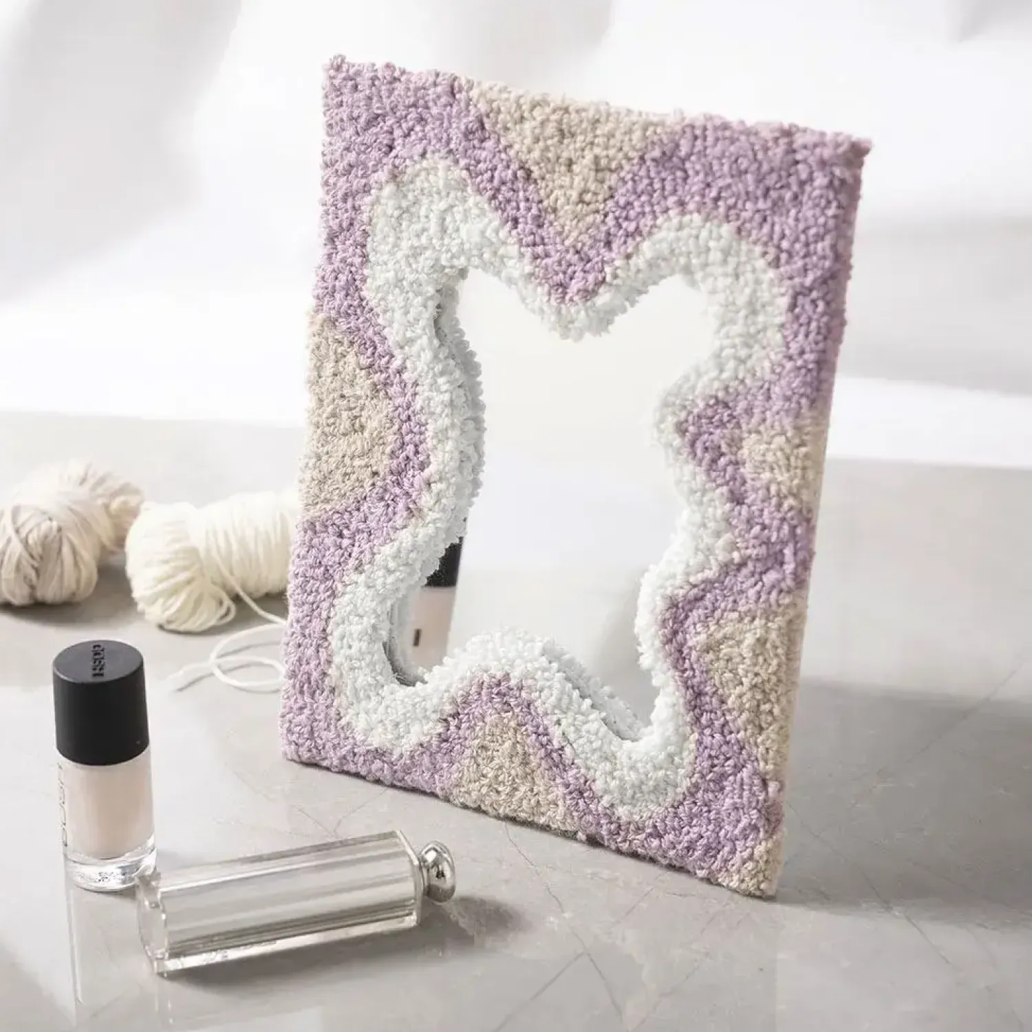 - DIY Kit Punch Needle , pastelfarver, Spejl, 1 pk.*Creativ Company New