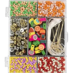 - DIY Mix Smykker, stærke farver, Frugtmix, 1 pk.^Creativ Company Discount