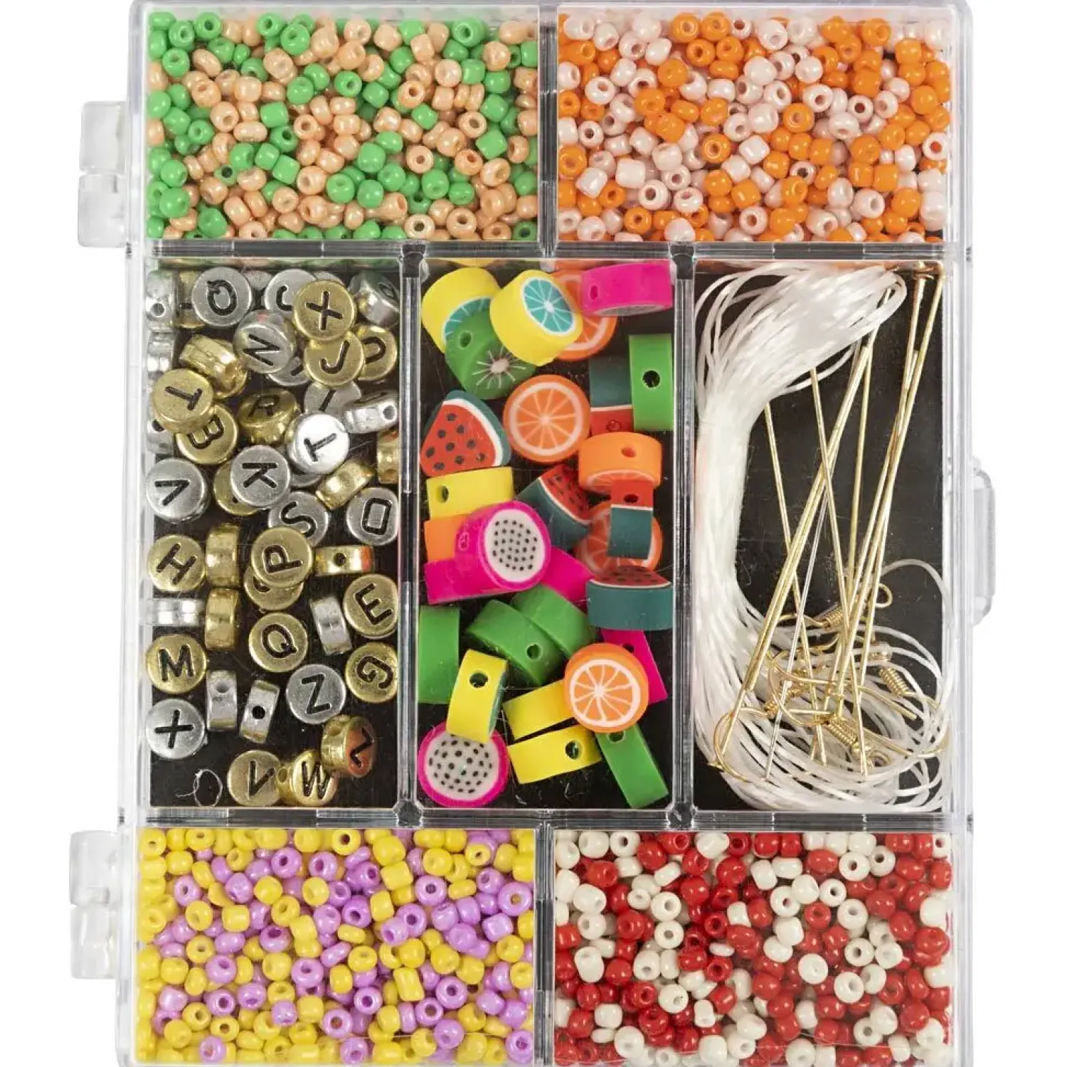 - DIY Mix Smykker, stærke farver, Frugtmix, 1 pk.^Creativ Company Discount