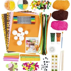 - Maxi DIY Mix Sjove Monstre, ass. farver, 1 pk.^Creativ Company