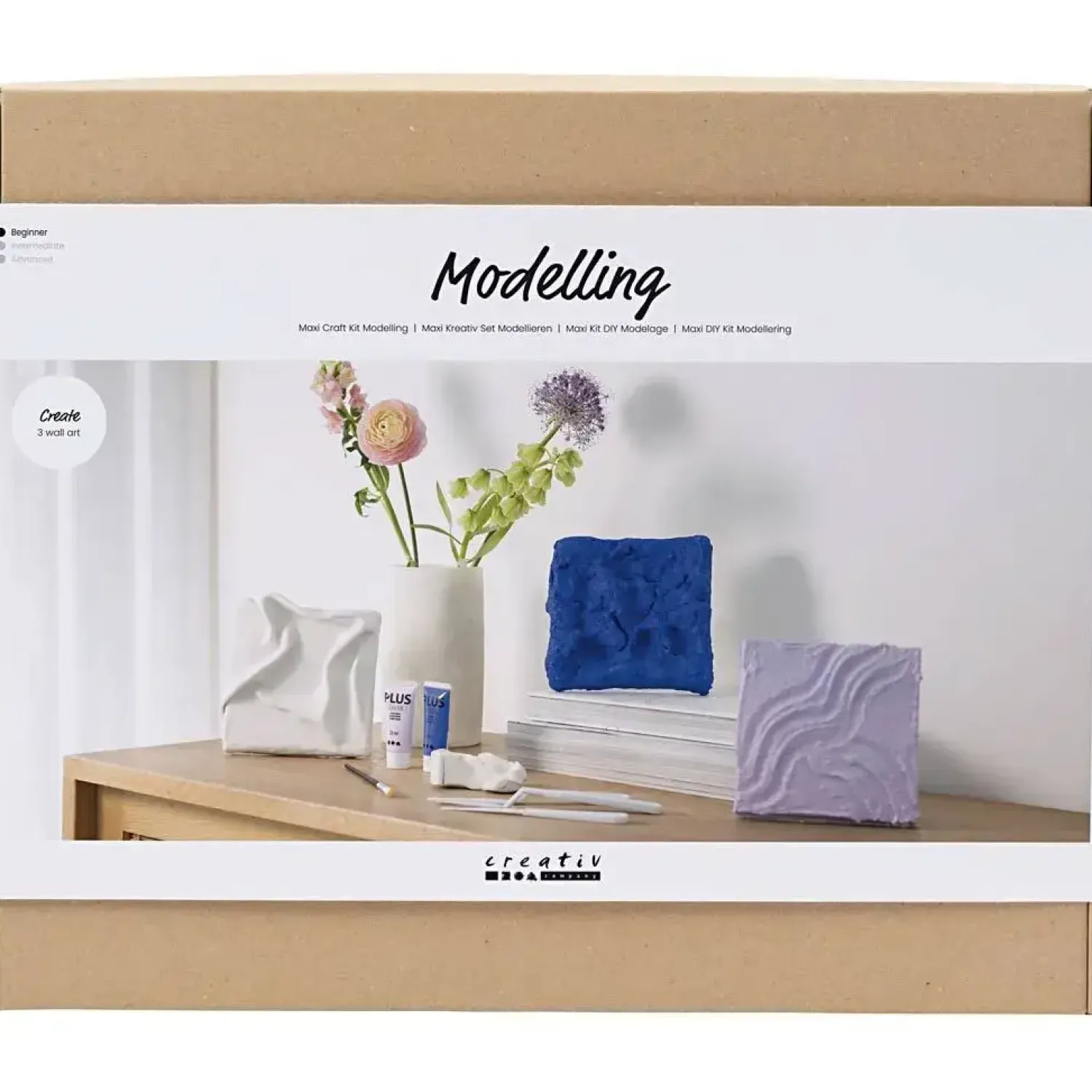 - Maxi DIY Kit Modellering, Vægdekoration, 1 pk.^Creativ Company Best