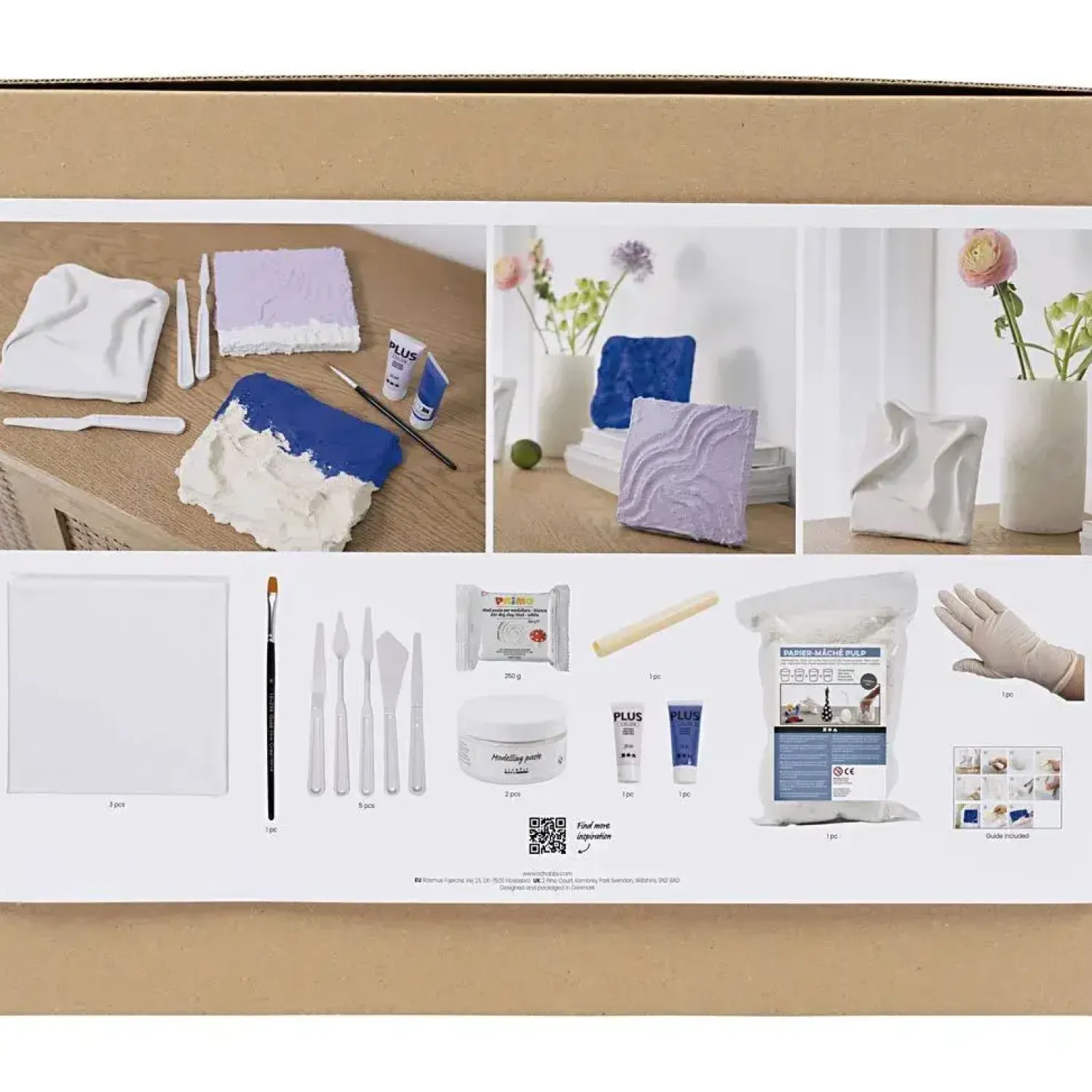 - Maxi DIY Kit Modellering, Vægdekoration, 1 pk.^Creativ Company Best