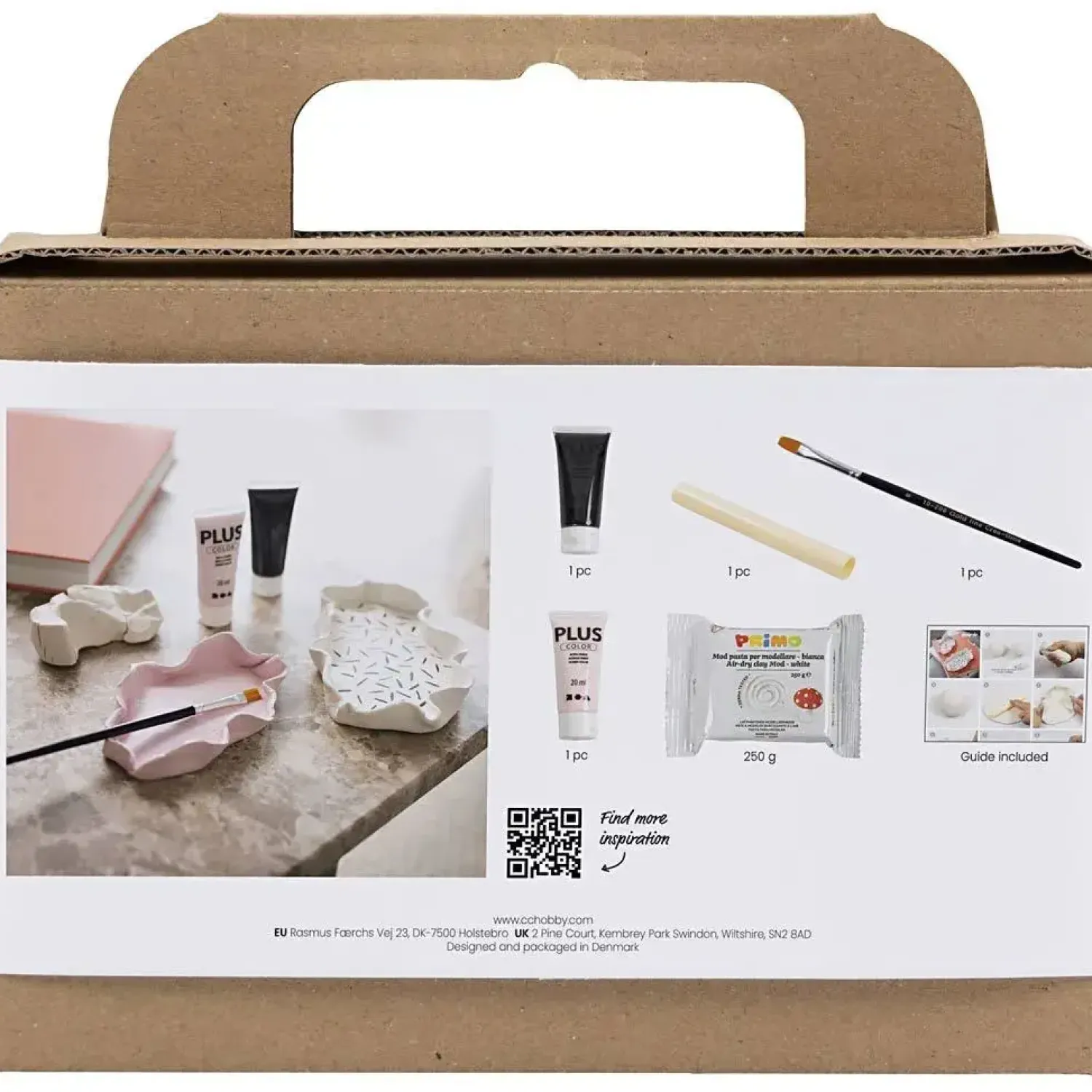 - Mini DIY Kit Modellering, Skål, 1 pk.*Creativ Company New