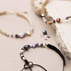 - Mini DIY Kit Smykker, Armbånd med knyttet lås, 1 pk.*Creativ Company Sale