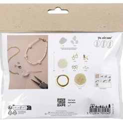 - Mini DIY Kit Smykker, Bjergkrystalarmbånd, 1 pk.^Creativ Company Clearance