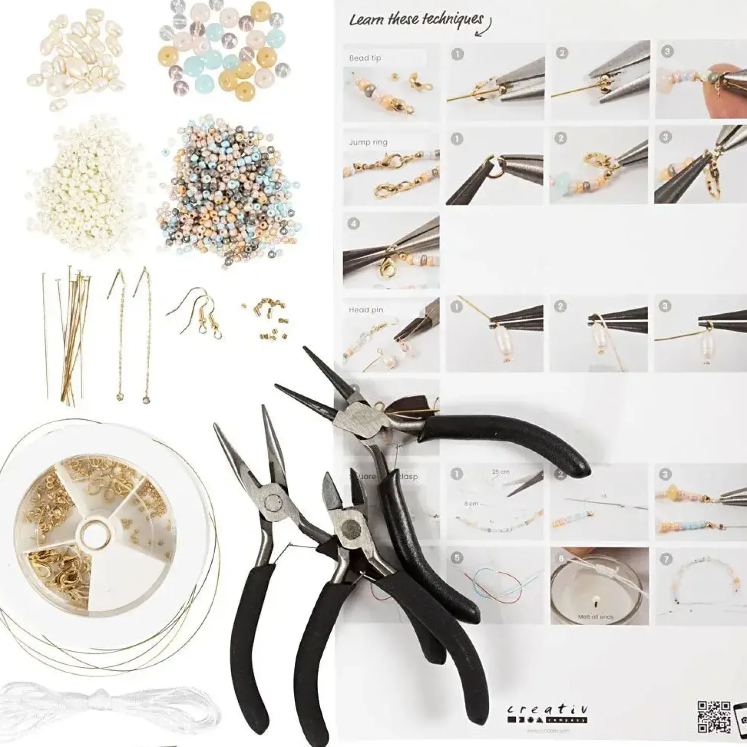 - Start DIY Kit Smykker Klassiske Perler, 1 pk.^Creativ Company Online