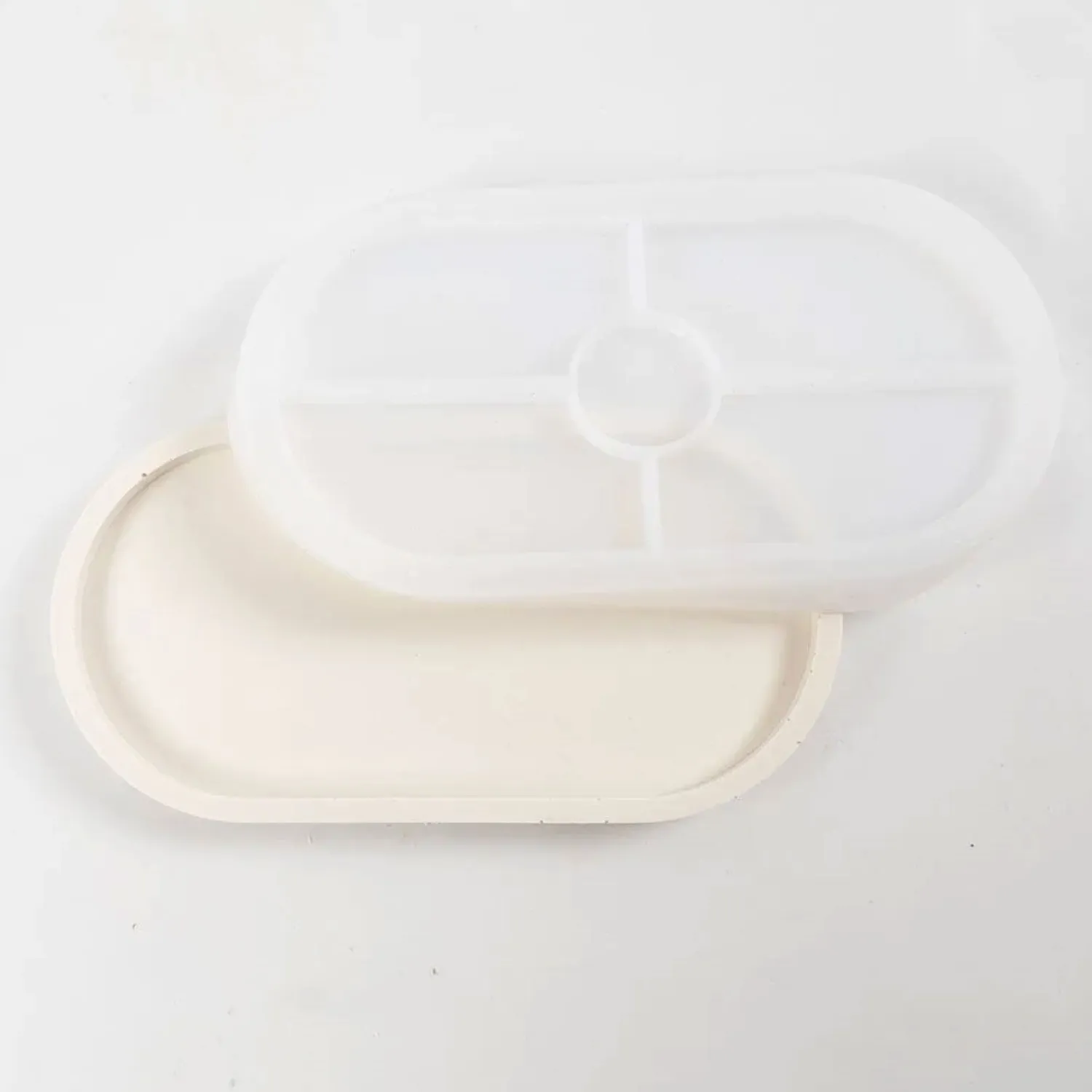 - Start DIY Kit Resin Støbning, blå, lys pink, hvid, Lysestager og fade, 1 pk.*Creativ Company