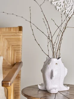 - Fili Vase, Hvid, Stentøj*Creative Collection Sale