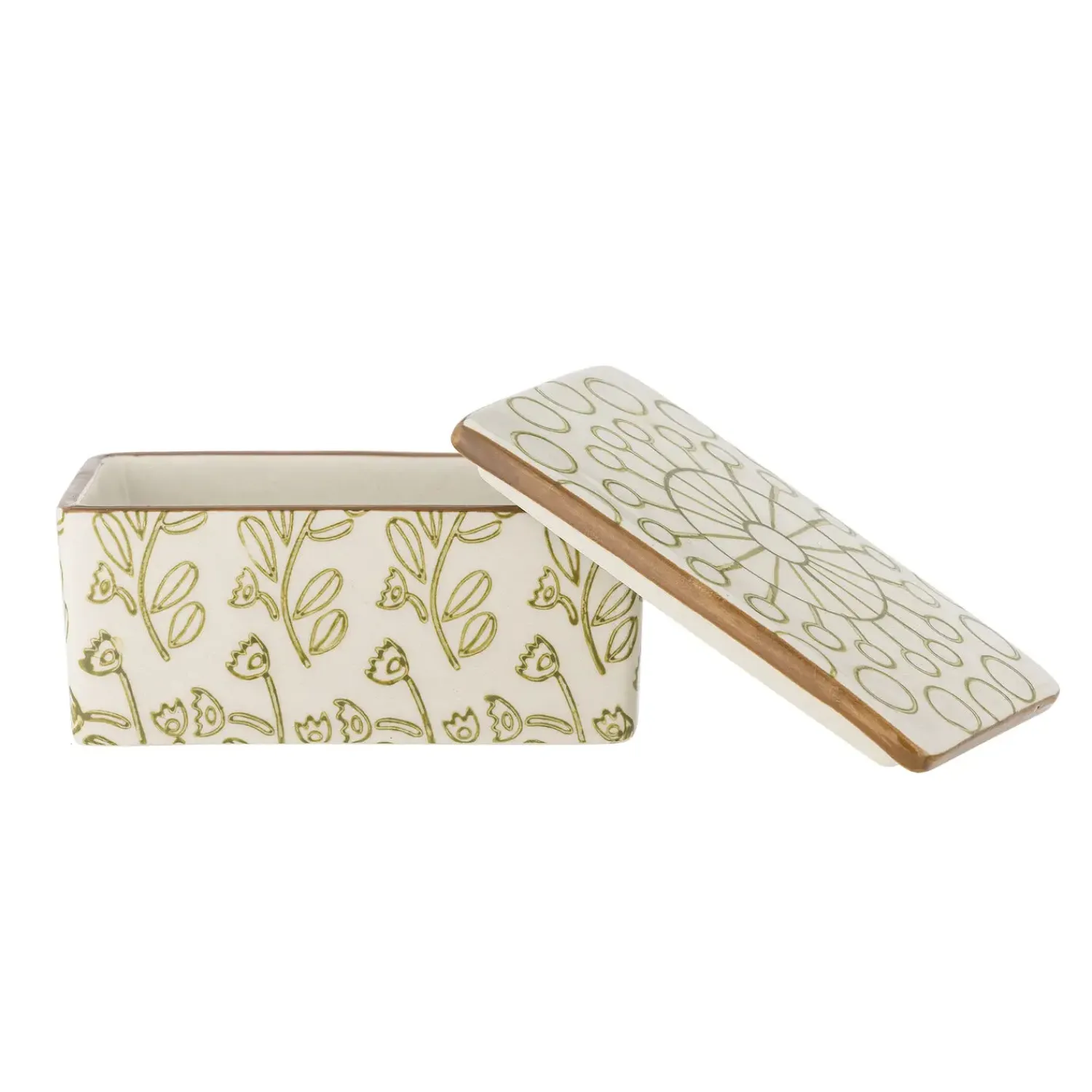 - Maple Smørboks, Grøn, Stentøj*Creative Collection Best