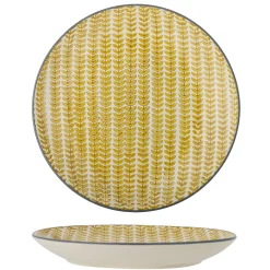 - Maple Tallerken, Gul, Stentøj^Creative Collection Sale